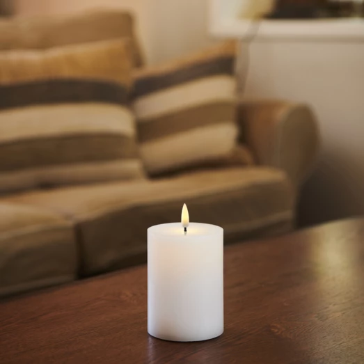 Sirius Sille Genopladeligt Bloklys H15 Cm Hvid 4 Sirius Sille Genopladeligt Bloklys H15 Cm Hvid - Billede 2