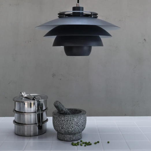 Dyberg Larsen Ejka Pendel E27 Mørkegrå 4 Dyberg Larsen Ejka Pendel E27 Mørkegrå - Billede 2