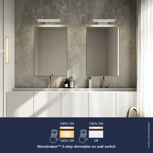 Nordlux Otis 40 Væglampe Hvid 5 Nordlux Otis 40 Væglampe Hvid - Billede 3