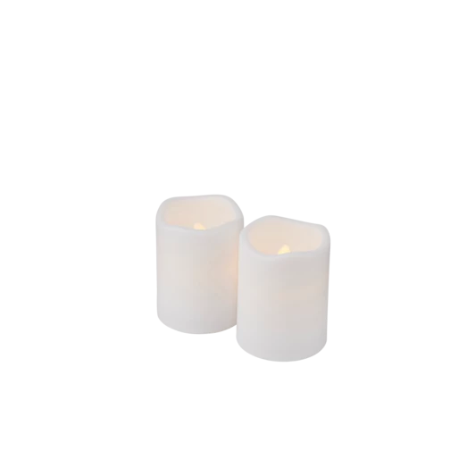 Sirius Storm Udendørs Mini-bloklys H7,5 Cm 2 Stk Hvid 4 Sirius Storm Udendørs Mini-bloklys H7,5 Cm 2 Stk Hvid - Billede 2