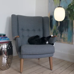 Dyberg Larsen DL 39 Cafépendel Mat Hvid Opalglas Ø25 Cm -EL OG BELYSNING Butik unnamed file 749