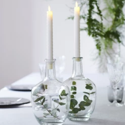 Sirius Sara Snoede Kronelys H25 Cm 2 Stk Hvid -EL OG BELYSNING Butik unnamed file 836