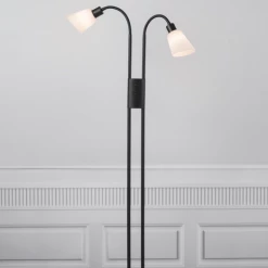 Nordlux Molli Dobbelt Gulvlampe Sort/opalhvid -EL OG BELYSNING Butik unnamed file 86