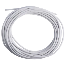 E-Line Ledning Rund 2x0,75 Hvid 10 M