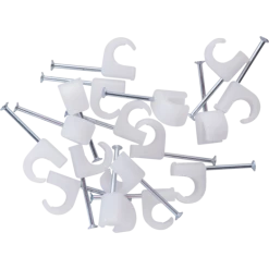 E-Line Ledningsclips R 5-7mm 20 Stk Neutral