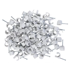 E-Line Ledningsclips R 10-14 100 Stk Grå