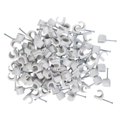 E-Line Ledningsclips R 7-10 Mm 100 Stk Grå