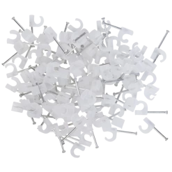 E-Line Ledningsclips Rund 5-7 100 Stk